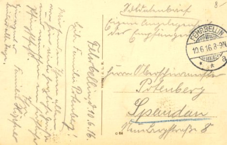 Fehrbellin, Brandenburg - Rhinbrücke (back) (Zeno Ansichtskarten)