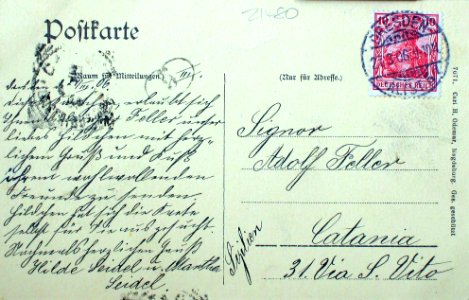 Fel 021480-VEa Dresden, Die besten Grüsse von Haus zu Haus, Zwinger