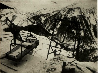 Feindliche Drahtseilbahn am Col di Lana. (BildID 15416738)