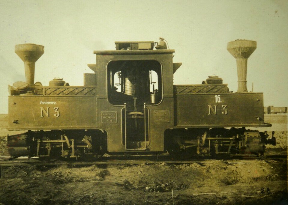 Feldbahnlokomotive Poniewież 16. N3