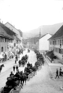 Feldartillerie auf dem Marsch - CH-BAR - 3237672
