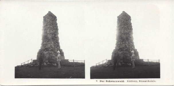 Feldberg Bismarcksäule 1904