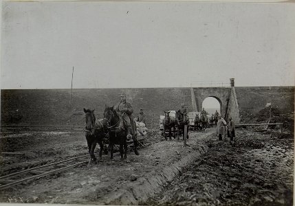 Feldbahn, Eisenbahnkreuzung bei Jezierna (BildID 15442020)