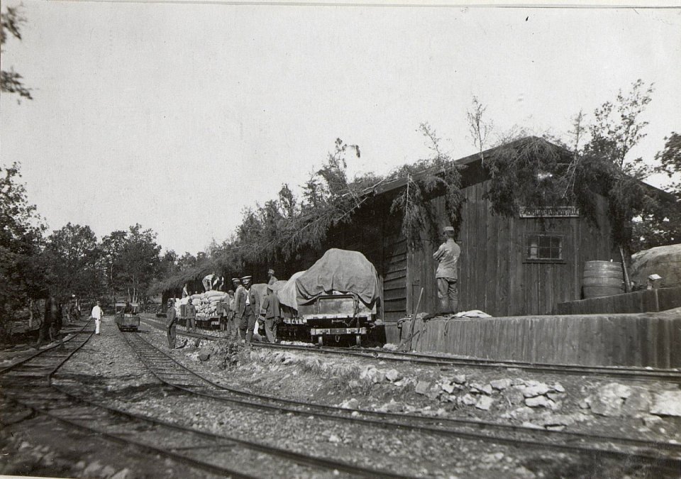 Feldbahn Station an der Isonzofront (BildID 15605704)