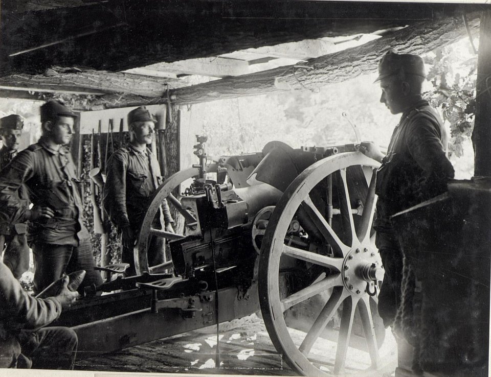 Feldhaubitze bei Bukovica. (BildID 15602438)