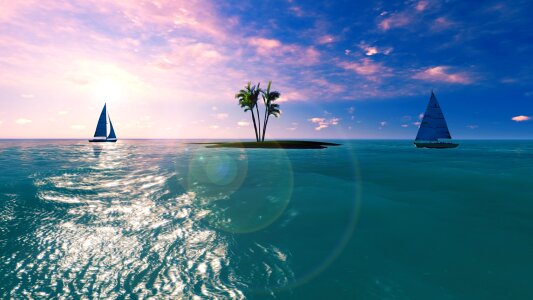 Travel summer sun