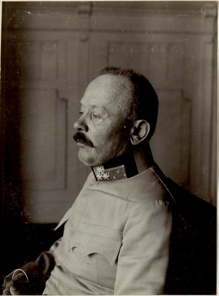 Feldmarschall Svetozar Boroevic von Bojna, General der Infanterie, Kommandeur der 5. Armee, Frontalaufnahme des Gesichts (7)