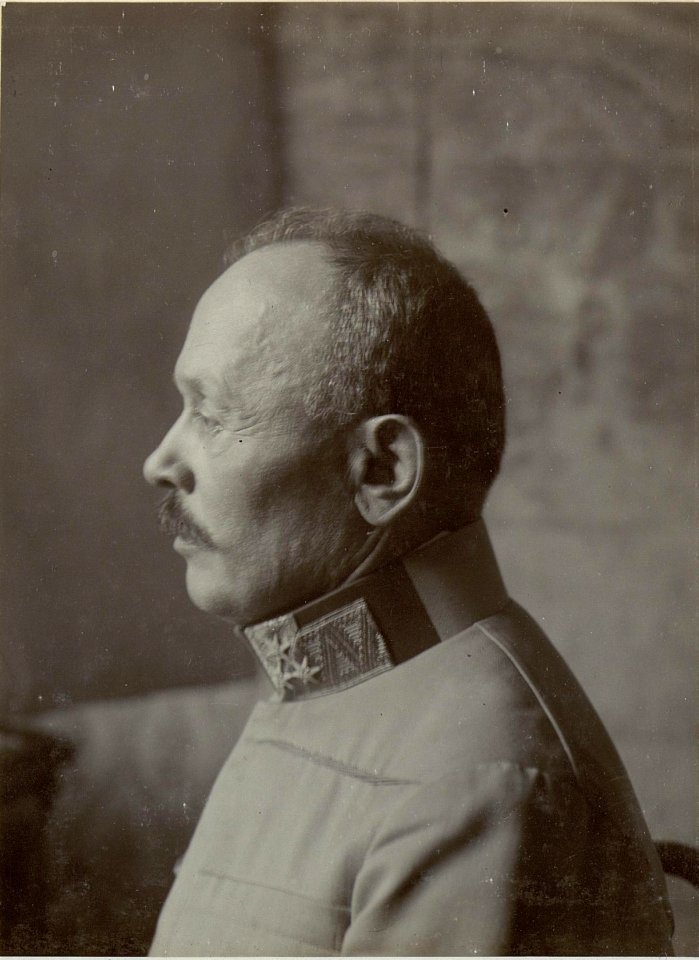 Feldmarschall Svetozar Boroevic von Bojna, General der Infanterie, Kommandeur der 5. Armee, Frontalaufnahme des Gesichts (4)