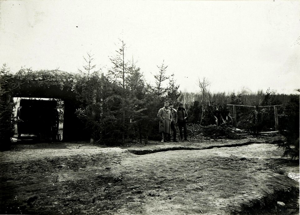 Feldhaubitzbatterie 3-15, westlich Stanislau, 19.April 1917 (BildID 15590429)