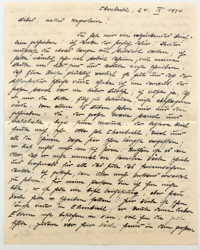 Feldpost von Hans 1934-11-24 Tante2