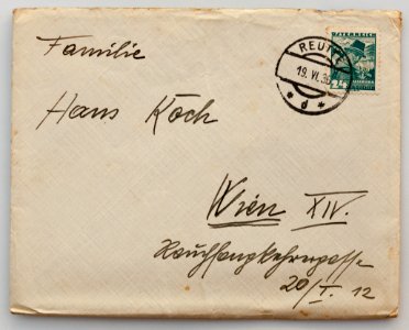 Feldpost von Hans 1936-06-17 Tante1