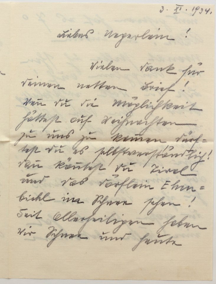 Feldpost von Hans 1934-11-03 Tante2