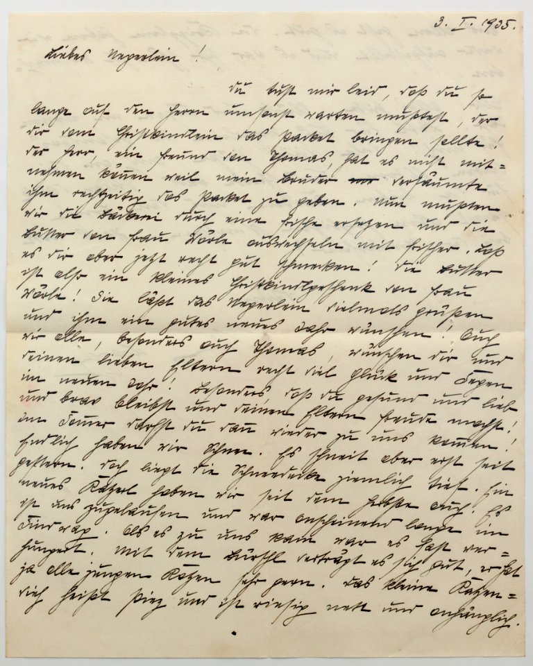 Feldpost von Hans 1935-01-03 Tante2