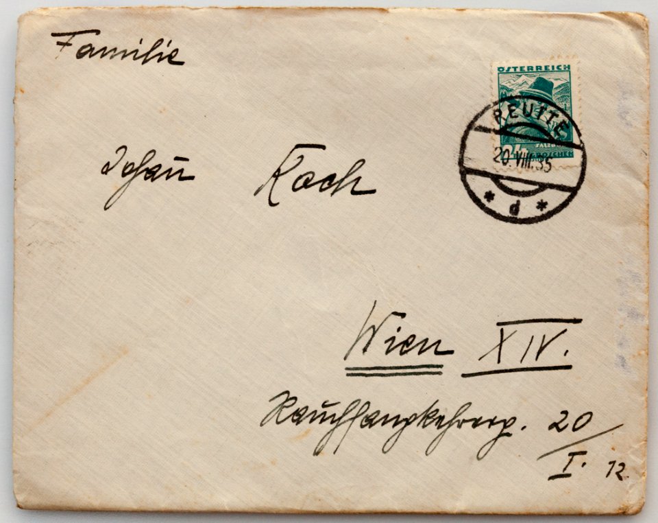 Feldpost von Hans 1935-08-16 Tante1