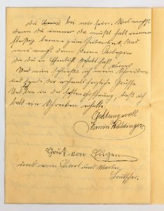 Feldpost von Hans 1936-02-10 geschätzt Familie 4
