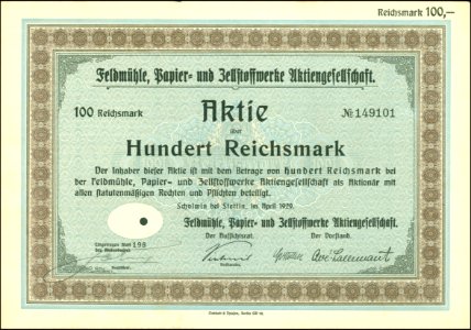 Feldmühle 1929
