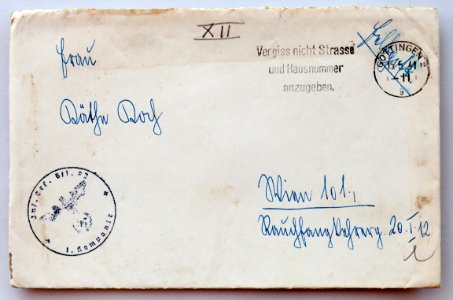 Feldpost von Hans 1941-05-14 1