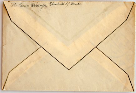 Feldpost von Hans 1936-02-10 geschätzt Familie 2