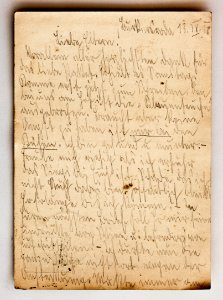 Feldpost von Hans 1938-09-13 2
