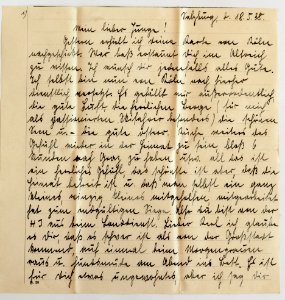 Feldpost von Hans 1938-05-18 Familie 1
