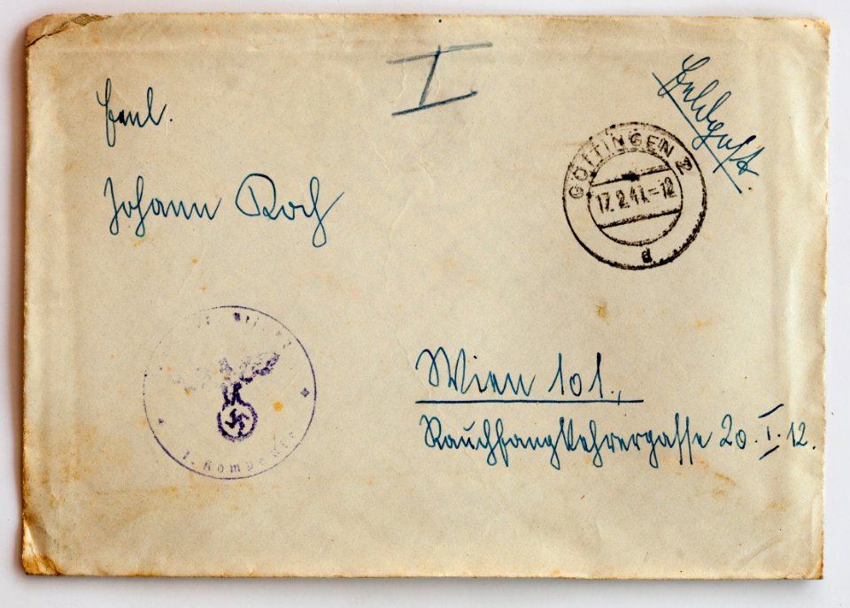 Feldpost von Hans 1941-02-16 1