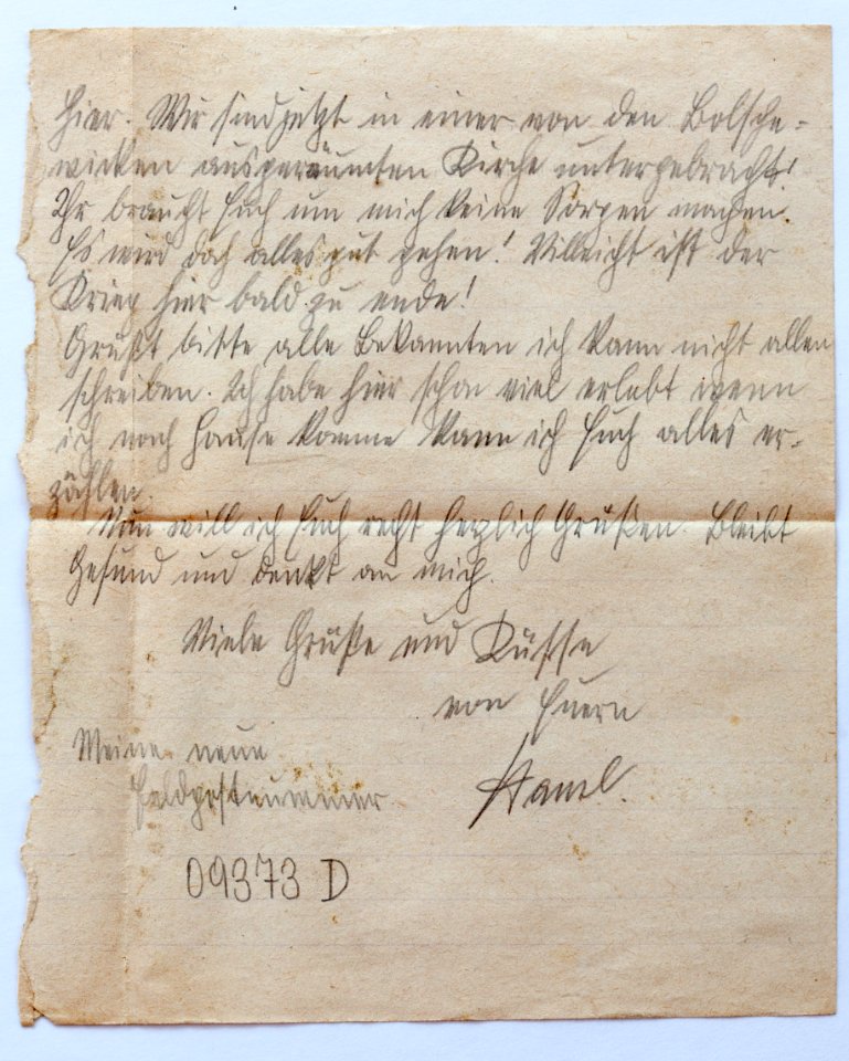 Feldpost von Hans 1941-07-23 4