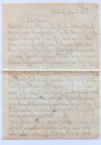 Feldpost von Hans 1938-08-28 2