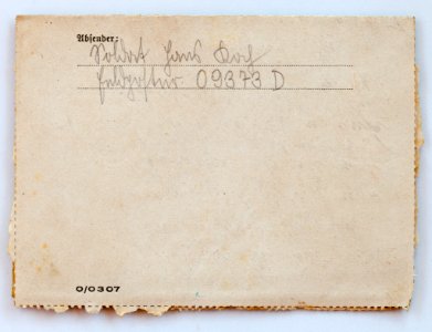 Feldpost von Hans 1941-08-03 2