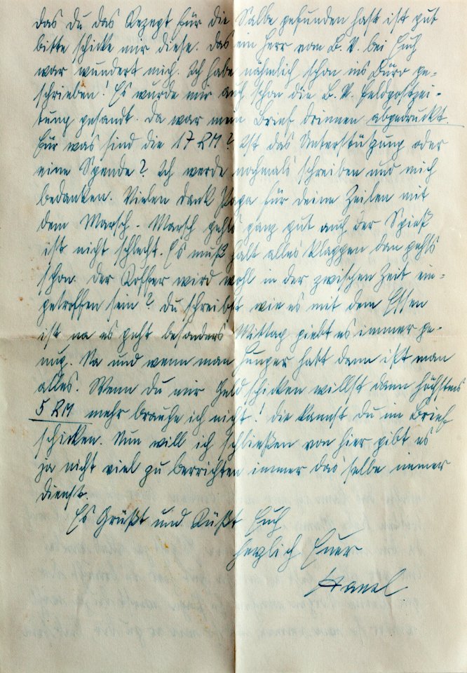 Feldpost von Hans 1941-03-23 4