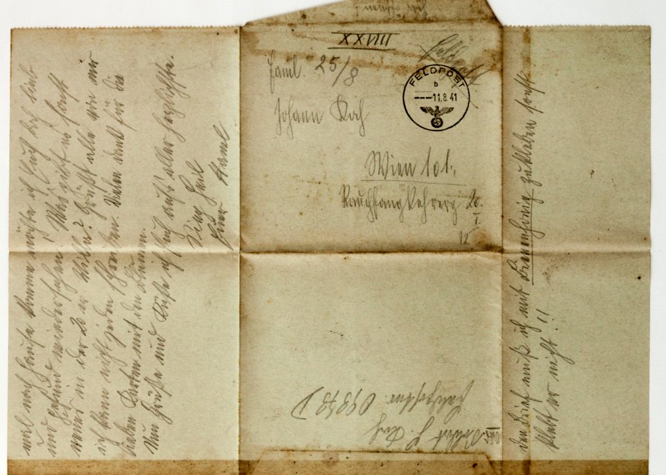 Feldpost von Hans 1941-08-08 5