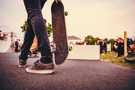 Skateboarding skateboard fun photo