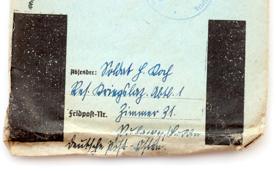 Feldpost von Hans 1941-12-27 2