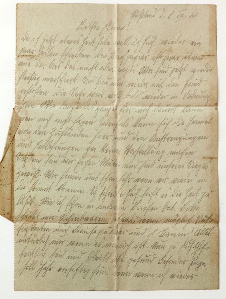 Feldpost von Hans 1941-08-08 3