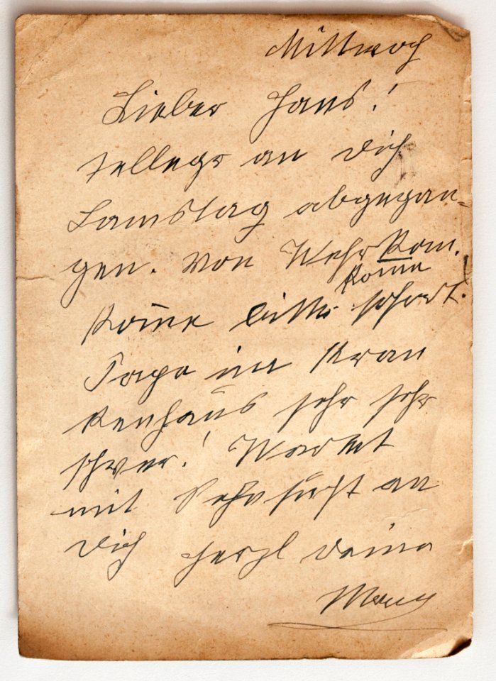 Feldpost von Hans 1942-03-11 Mutter 2