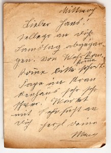 Feldpost von Hans 1942-03-11 Mutter 2