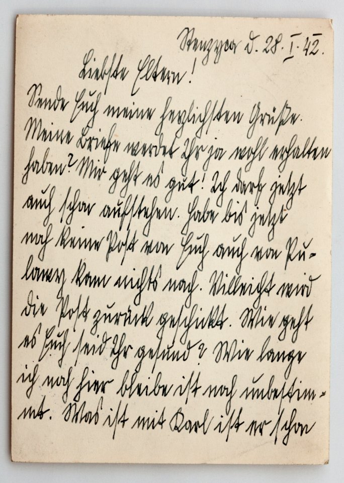 Feldpost von Hans 1942-01-28 2