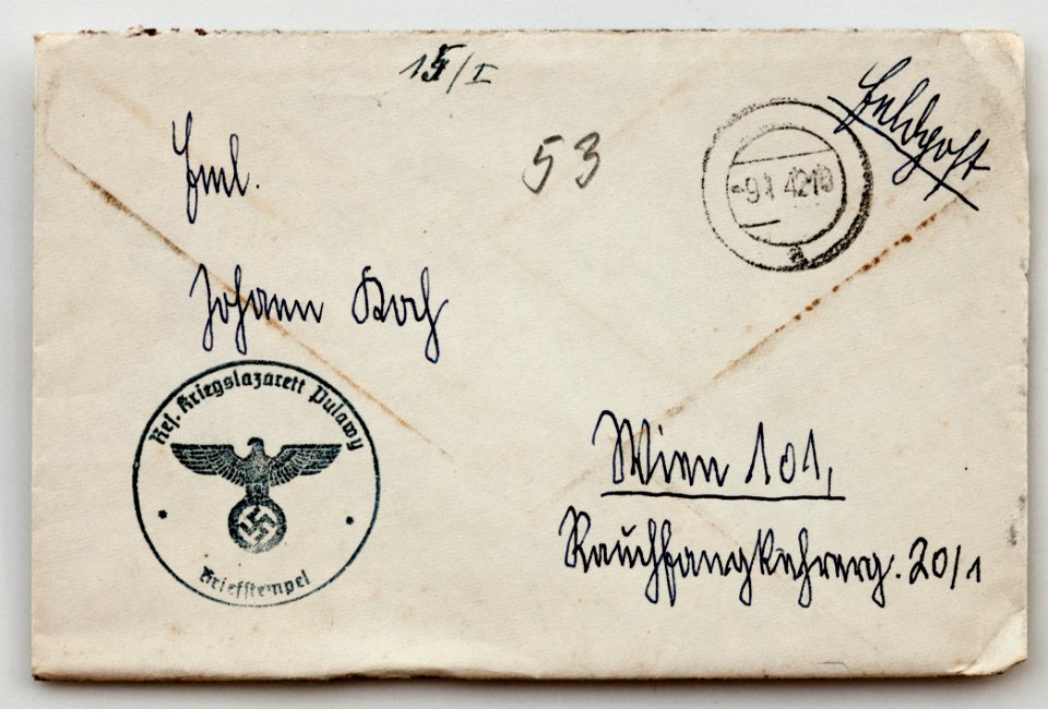 Feldpost von Hans 1942-01-08 1