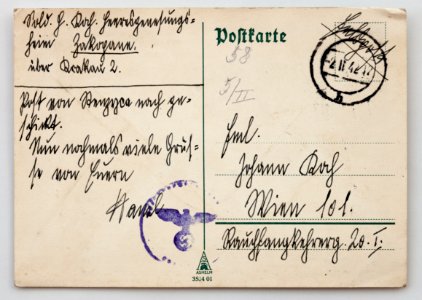 Feldpost von Hans 1942-01-31 1
