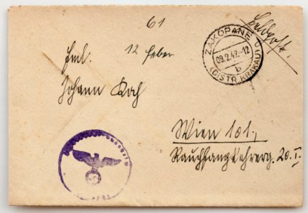 Feldpost von Hans 1942-02-08 1