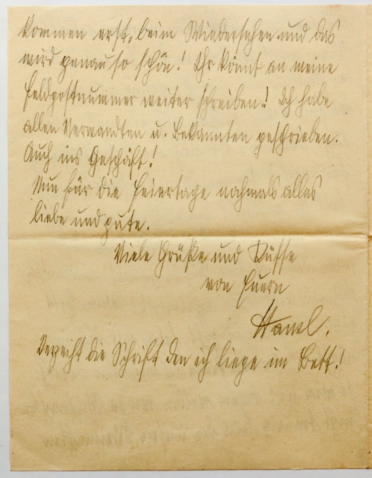 Feldpost von Hans 1941-12-12 6