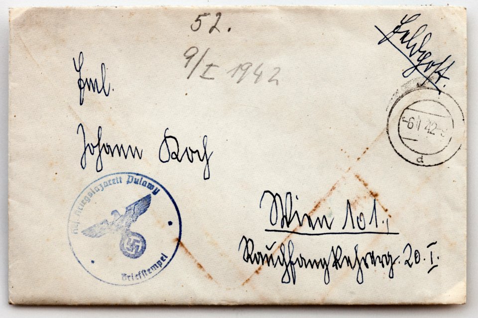 Feldpost von Hans 1942-01-05 1