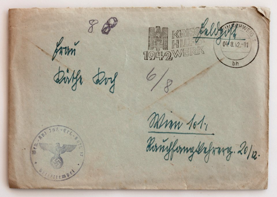 Feldpost von Hans 1942-08-03 1