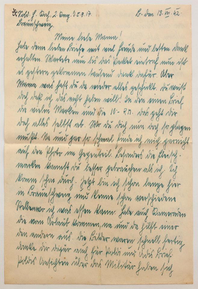 Feldpost von Hans 1942-08-13 3