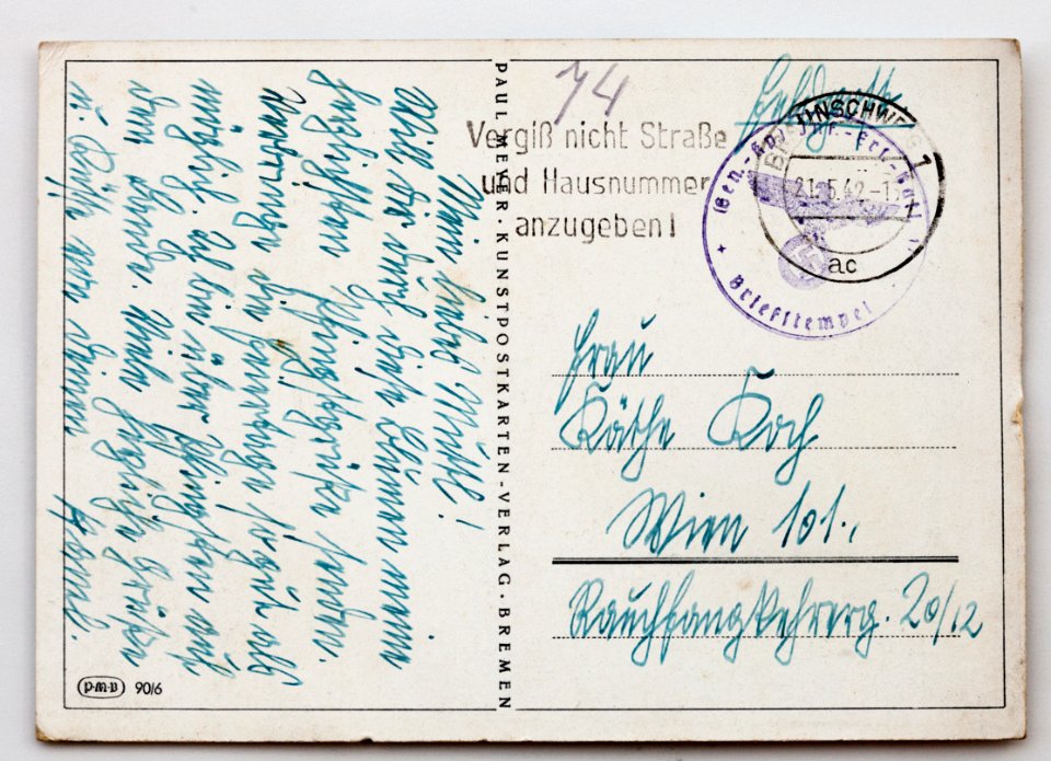 Feldpost von Hans 1942-05-21 2