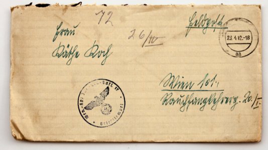 Feldpost von Hans 1942-05-22 1