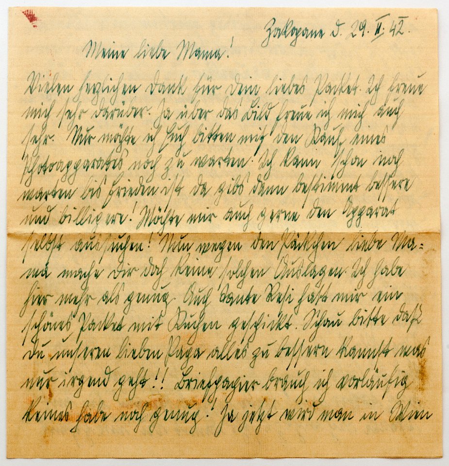 Feldpost von Hans 1942-02-29 3