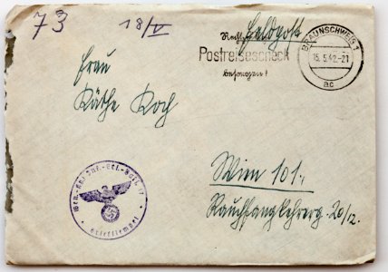 Feldpost von Hans 1942-05-15 1