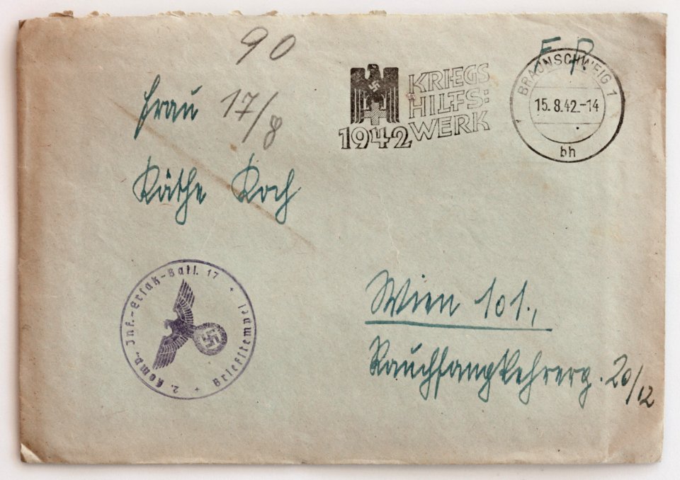 Feldpost von Hans 1942-08-14 1