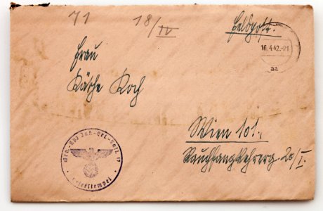 Feldpost von Hans 1942-05-16 1