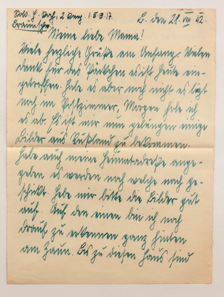 Feldpost von Hans 1942-08-28 3